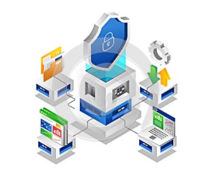 Data security technology cloud server network