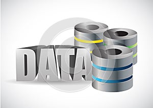 Data server illustration