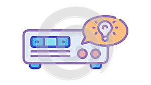 Data Server Rack Computer Network Hosting Internet Vector Illustration, vector design Generative AI