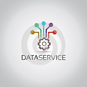 Data Servive Vector Logo