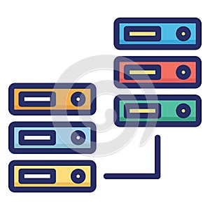 Data share  Isolated Vector icon easily edit or modify