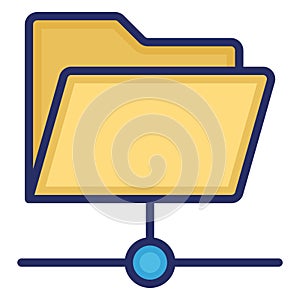 Data share  Isolated Vector icon easily edit or modify