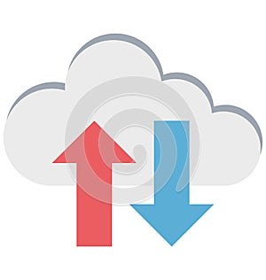 data sharing, data exchanging, Isolated Vector icons that can be easily modified or edit