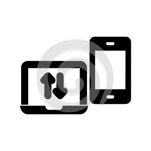 Data sharing Isolated Vector icon which can easily modify or edit