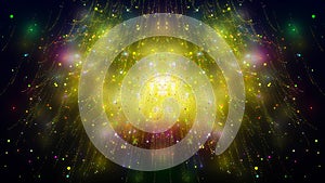 Data sorting. Abstract digital background. Big data visualization. Science background. Technological background. 3d