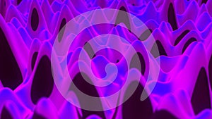 Data sorting. Abstract digital background. Big data visualization. Technology illustration. 3d rendering.