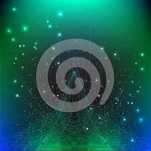 Data sorting abstract vector illustration. background technology