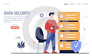Data storage and analysis services in database