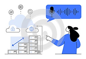 Data Storage and Cloud Computing with Voice Technology Integration