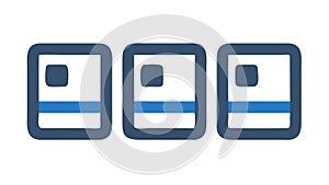 Data Storage Containers: Digital Information Management, vector design Generative AI