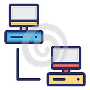 Data storage  Isolated Vector icon easily edit or modify