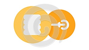Data Storage Server Connection Network, vector design Generative AI