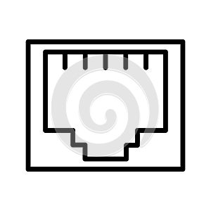Data storage Vector icon which can easily modify or edit