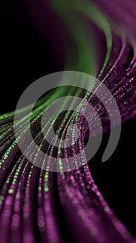 Data stream coding information in abstract digital lines