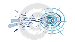 Data Stream and Cybernetics Technology Vector, vector design Generative AI