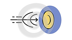 Data Stream Portal, Digital Information Connectivity, vector design Generative AI