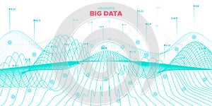 Data Stream. White Technology Information. Coding