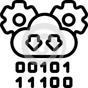 Data Streams Vector Icon