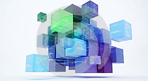 Data Structure and Blockchain Cubes Concept