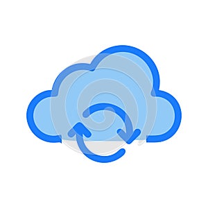 Data Sync Icon for Cloud Services