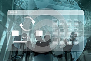 Data synchronization loading interface progress Parse