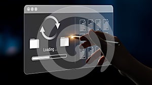 Data synchronization loading interface progress Parse