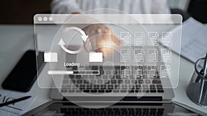 Data synchronization loading interface progress Parse