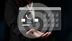 Data synchronization loading interface progress Parse