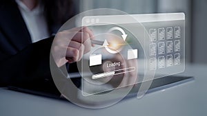 Data synchronization loading interface progress Parse