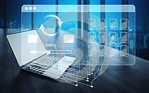 Data synchronization loading interface progress Parse