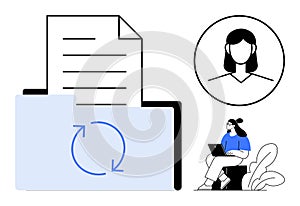 Data Synchronization and Digital Workflow with Cloud Storage and Remote Access Concepts