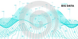 Data Tech. White Technology Background. Cyber