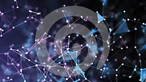 Data technology digital background. Plexus connection abstract global network.