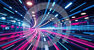 data tranfer background communication - ai generated