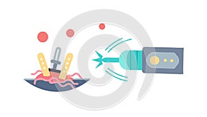 Data Transfer and Connectivity for Digital Information Flow, vector design Generative AI