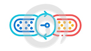 Data Transfer Digital Process Information Exchange Vector, vector design Generative AI