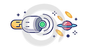 Data transfer icon. Information exchange digital communication, vector design Generative AI