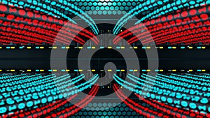 Data transfer to and from network switch loop