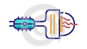 Data Transmission Cable: Digital Communication Connectivity, vector design Generative AI