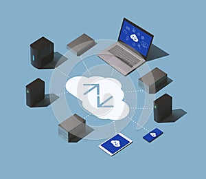 Data transmission, storage and hosting solution