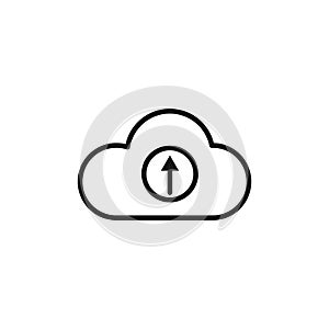 Data Upload to Cloud Icon for Backup and Cloud Storage Solutions