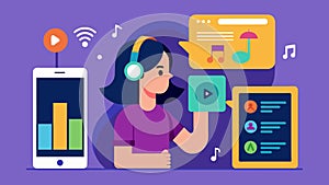 Data on a users listening habits and song skips are used to continuously improve and refine music recommendations on photo