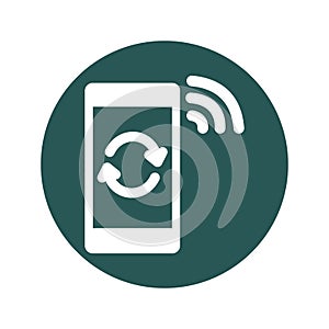 Data Vector icon which can easily modify or edit