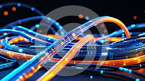 Data Veins: The Pulse of Digital Communication