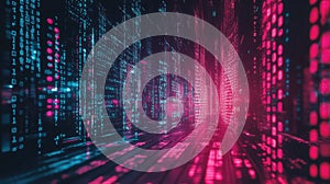 data vibrating binary code