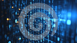 data vibrating binary code