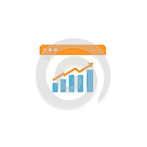 Data Visualization Browser Icon