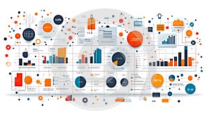 Data visualization with charts and graphs statistics