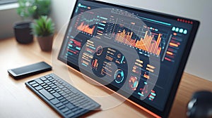Data Visualization Dashboard: Charts & Graphs