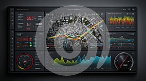 Data Visualization Dashboard with City Traffic Analysis and Statistics